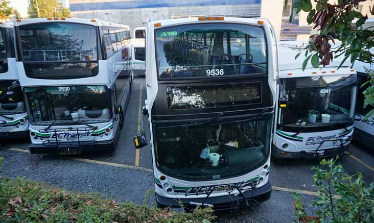 BC Transit Alexander Dennis Enviro500 9530, Enviro500MMC 9536 & VMC 4241